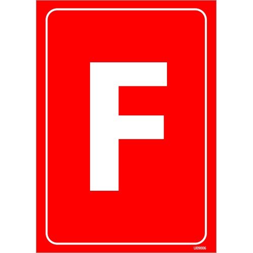 F Levhası 25x35 cm