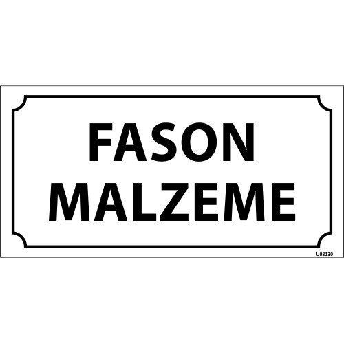 Fason Malzeme Levhası 12x24 cm
