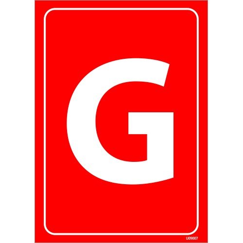 G Levhası 25x35 cm
