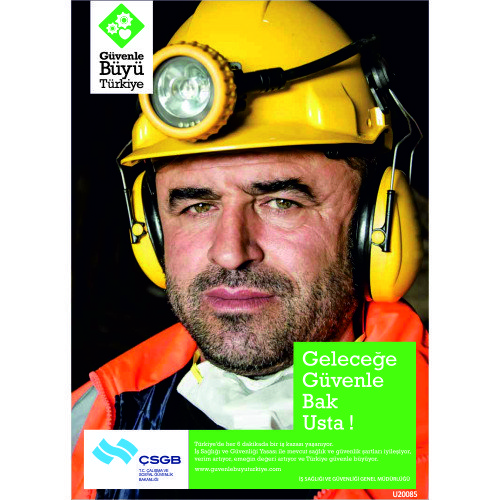 Geleceğe Güvenle Bak Usta Levhası 25x35 cm