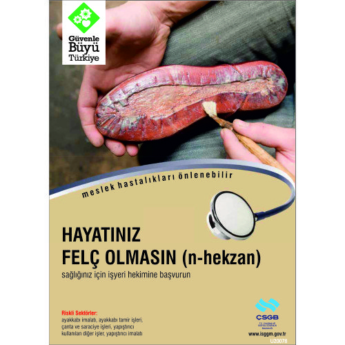 Hayatınız Felç Olmasın Levhası 25x35 cm