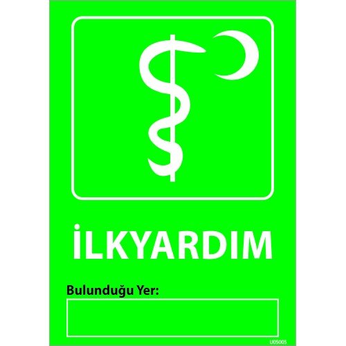 İlk Yardım Levhası 25x35 cm