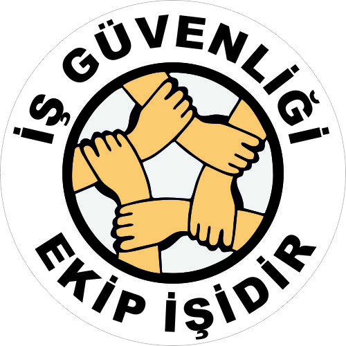 İş Güvenliği Ekip İşidir Levhası 25x35 cm