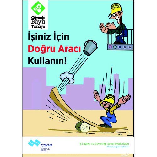 İşiniz İçin Doğru İşi Kullanın Levhası 25x35 cm