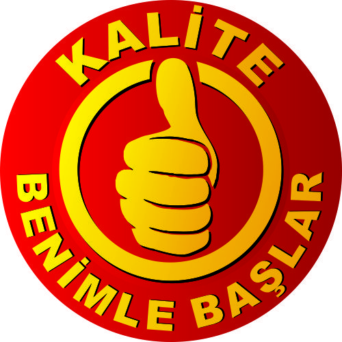 Kalite Benimle Başlar Levhası 25x35 cm