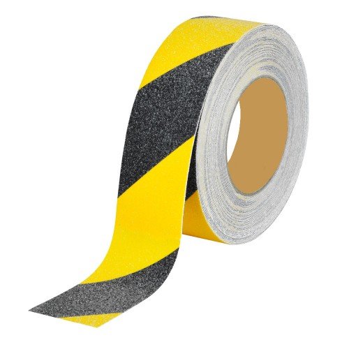 KAYDIRMAZ BANT SARI-SİYAH (5 cm x 15 mt)