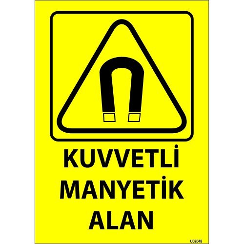 Kuvvetli Manyetik Alan Levhası 25x35 cm