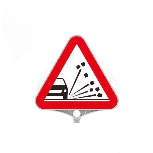 Mıcırlı Yol Üçgen Levha 390mm