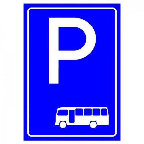 Minibüs Park Yeri Levhası Park Alanı Tabelası