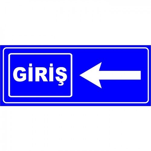 Otopark Yönlendirme Giriş Levhası (Sol)