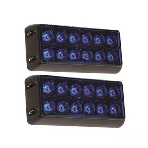 Panjur İkaz Lambası 12 Ledli Mavi (2 Adet)