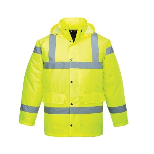 Reflektörlü (Fosforlu) Parka Sarı