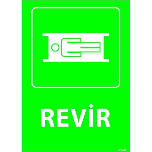 Revir Levhası 25x35 cm