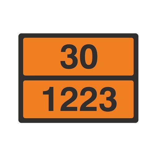 Tanker Fosforlu Yazı Levhası 30 1223 (Keroten Tanker)