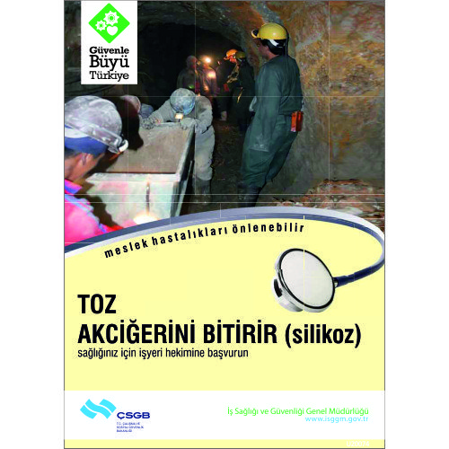 Toz Akciğerini Bitirir Levhası 25x35 cm