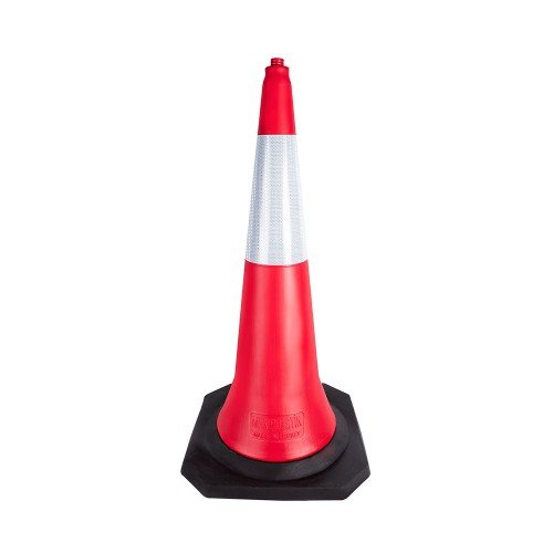 Trafik ve Reklam Konisi 100 cm 5,0 Kg (Kauçuk Tabanlı)