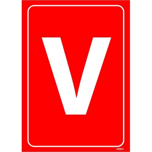 V Levhası 25x35 cm