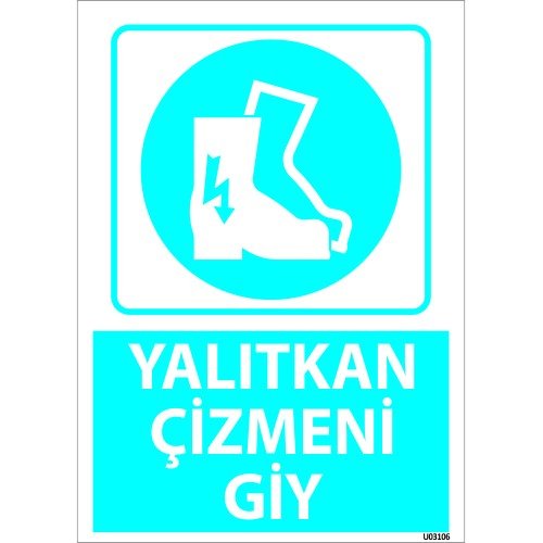 Yalıtkan Çizmeni Giy Levhası 25x35 cm