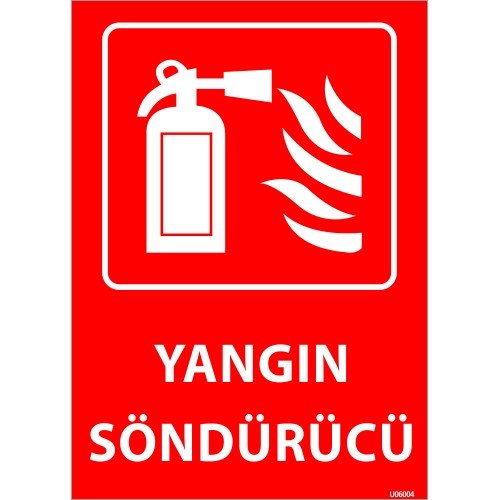 Yangın Söndürücü Levhası 25x35 cm