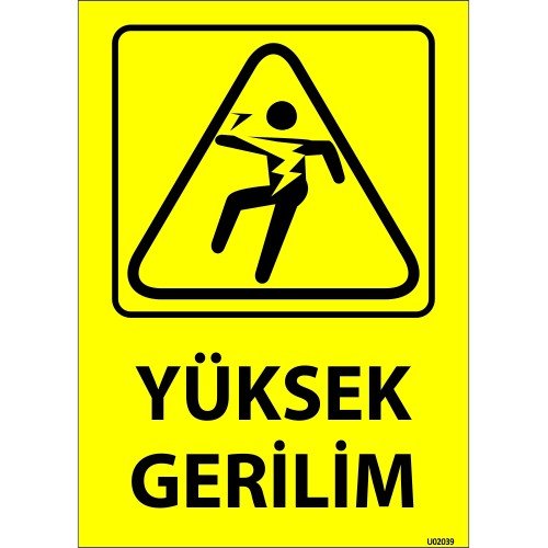 Yüksek Gerilim Levhası 25x35 cm
