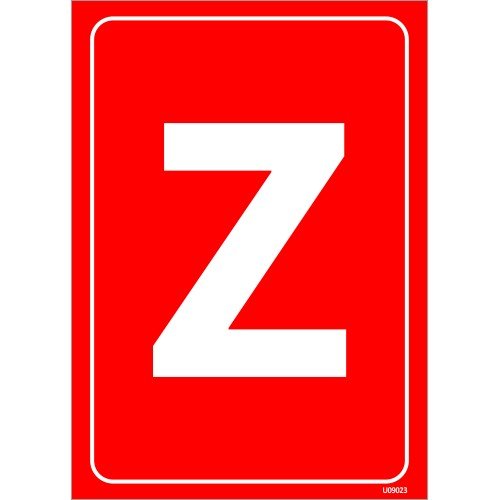 Z Levhası 25x35 cm